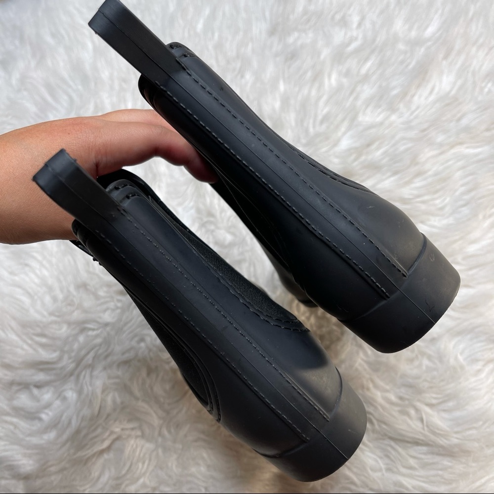 Jeffrey Campbell | Black Chelsea Ankle Rain Boots - Picture 7 of 11